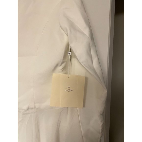New/ Still in Package With Tags. Beautiful Pantsuit Cream and Flowy Size 14 - Picture 7 of 11
